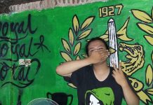 CAP12, Komunitas Mural Pendukung Persebaya mural