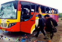 Bentrok di Sragen Bukan Ulah Bonek bus-aremania
