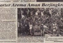 Melihat Aremania di GBT dan Bonek di Kanjuruhan, Mungkinkah?