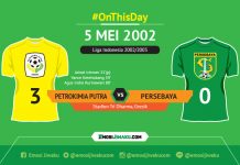 On This Day: Persebaya Terdegradasi setelah Kalah dari Petrokimia Putra
