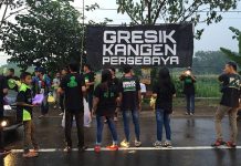 Bonek Gresik Titip Kangen untuk Persebaya