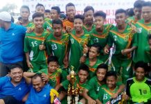 Persebaya U16 Main di Stadion Gelora Bangkalan