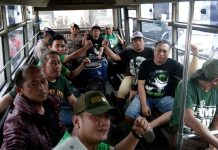 Perwakilan Bonek Menuju Lokasi Kongres PSSI