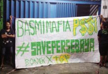 Inilah 24 Titik Yang Disediakan Satpol PP Untuk Pasang Spanduk Bonek