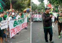 Bonek Peduli Korban Gempa Aceh