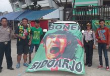 Bonek Asal Sidoarjo Ini Sudah Tiba di Bandung Tiga Hari Sebelum Kongres