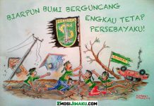 Biarpun Bumi Berguncang, Engkau Tetap Persebayaku
