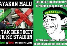 Meme-Meme Bonek Ini Sindir Tukang Bobol Stadion