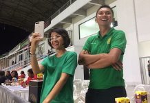 Ingin Rasakan Atmosfer Tribun, Ivo Ananda Nonton di Tribun Utara