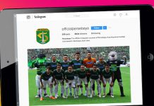 Line Up Kesebelasan Instagram Persebaya