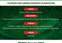 18 Pemain Yang Dibawa Persebaya ke Martapura