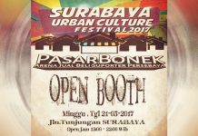 Pasar Bonek Hadir di Bazar Surabaya Urban Culture Festival 2017