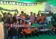 Bonek Samarinda Rayakan Ultah ke-2, Usung Slogan Jauhi Miras