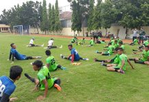 Latihan Masih Tanpa Iwan, Para Pemain Terlihat Ceria