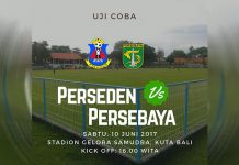 TC di Bali, Persebaya Uji Coba vs Perseden