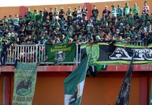 Gelora Lautan Hijau, Bonek Kuasai 2/3 Kapasitas Stadion