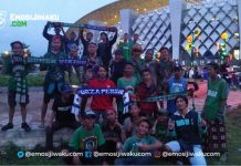 Ratusan Bonek Sudah Tiba di Cikarang