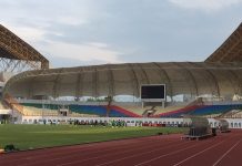 Persebaya Jajal Lapangan Stadion Wibawa Mukti