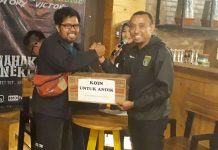 Green Nord Serahkan “Koin Untuk Andik” ke Manajemen