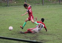 Lapangan Terguyur Hujan, Farfaza dan Maesa Puas Berbagi Poin