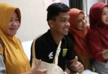 Cedera Dislokasi Bahu, Miswar Dilarikan ke Rumah Sakit