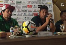 Konpers Pra Pertandingan Persebaya vs Perseru Serui