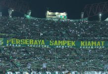 Jumlah Penonton Enam Laga Terakhir Persebaya di GBT