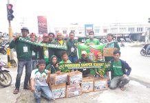 Bonek Timika Galang Dana untuk Korban Gempa Palu dan Donggala