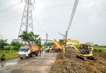 Pengurukan Hampir Selesai, Akses Jalan Masuk GBT Makin Lebar