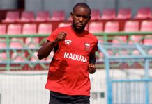 Madura United Tanpa Zah Rahan Hadapi Persebaya Besok