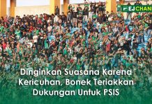 Dinginkan Suasana Karena Kericuhan, Bonek Teriakkan Dukungan Untuk PSIS