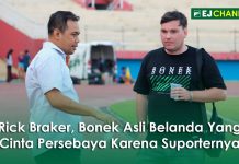 Rick Braker, Bonek Asli Belanda Yang Cinta Persebaya Karena Suporternya