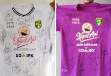 Sambut Ultah ke-93 Persebaya, Garda Pangan Bersama EJ Lelang Jersey Bertanda Tangan Pemain