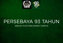 Persebaya 93 Tahun, Sebuah Puisi dari Bonek Campus