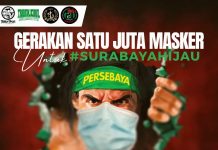 Gerakan Satu Juta Masker Dari Bonek Untuk Surabaya