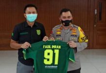 Bahas Liga 1 Azrul Ananda Bertemu Kapolda Jatim