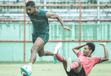 Persebaya Latihan Bersama Persinga Ngawi