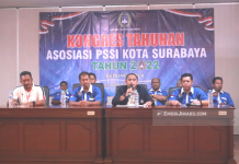 5 Klub Dicoret Dari Keanggotaan Askot Surabaya