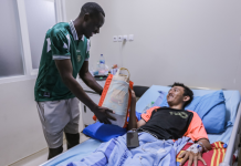 Flavio Silva dkk Berbagi Kebahagiaan Bersama Pasien RS BDH