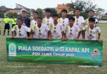 Piala Soeratin U13: Persebaya U13 Kalahkan Arseko U13 Bondowoso 10-0