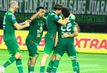 Gol Bruno Moreira Bawa Persebaya Kalahkan Semen Padang 1-0