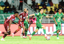 Gol Bruno Moreira Bawa Persebaya Raih Satu Poin di Parepare