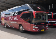 PO Bagong Jadi Bus Timnas Futsal Indonesia Untuk Terus Dampingi Perjalanan Tim, Perkuat Semangat #SatuKeluarga