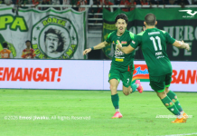 Gol Rivera Bawa Persebaya Kalahkan Persita Tangerang1-0